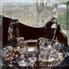 G01. Steuben glass figurines and hand coolers. 